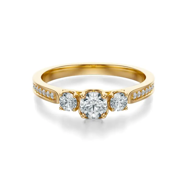 Pierścionek zaręczynowy z diamentami AJPZ_088